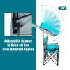 Portable Folding Camping Canopy Chairs with Cup Holder